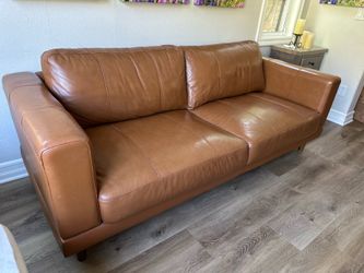 Diamond Sofa 84” Cognac Brown Sofa