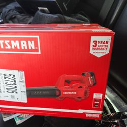 Craftsman V30 Leaf Blower With Charger And Battery