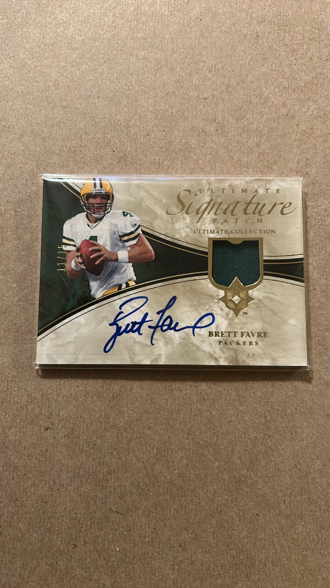 2006 UD Ultimate Collection Signature Auto ULT-BF Brett Favre