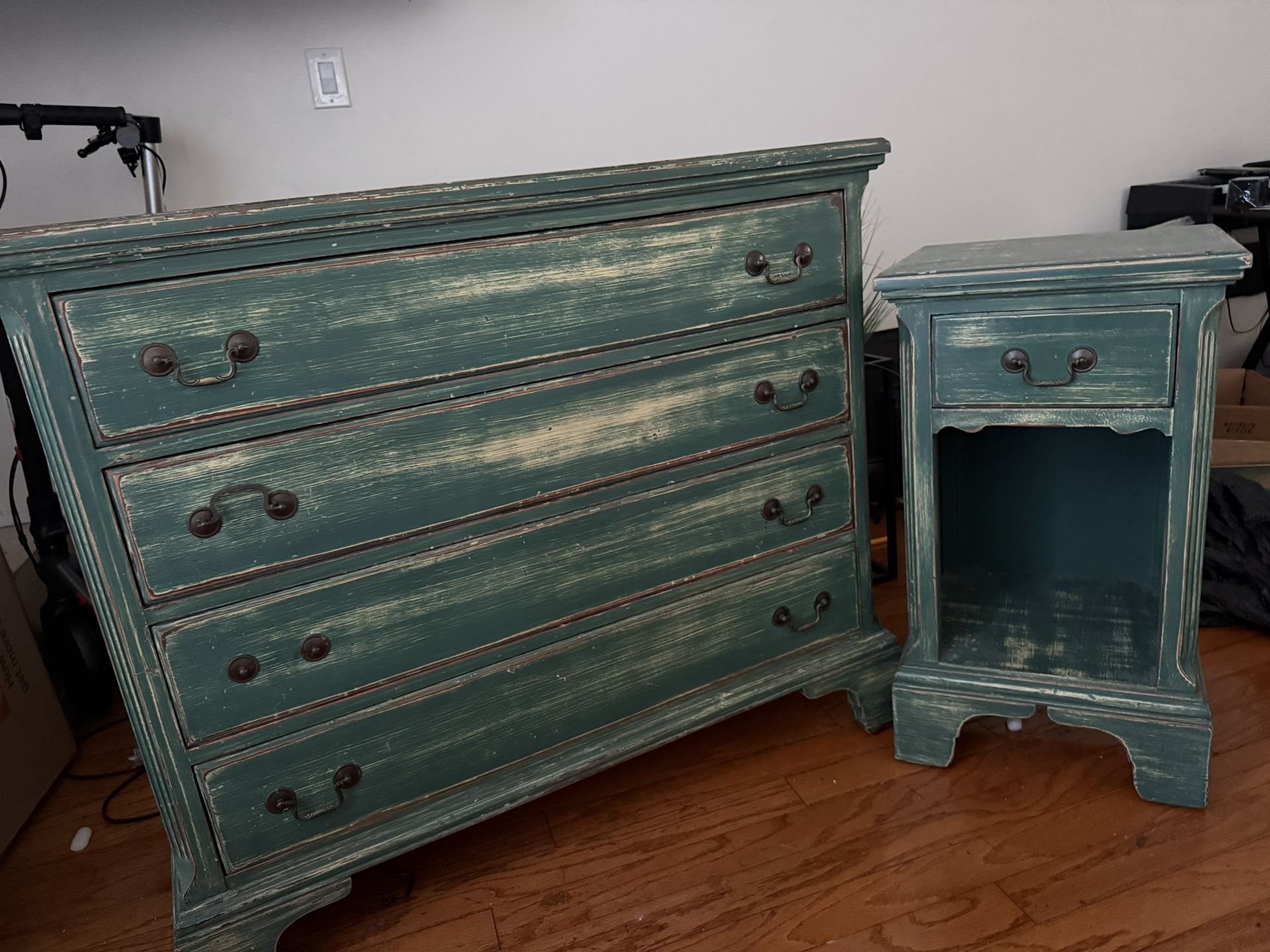 Custom painted West Elm Bedroom set