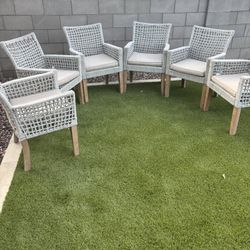Patio chairs (6)