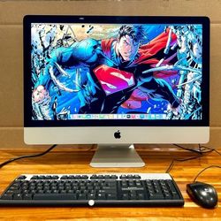 Apple iMac 27” 5K Retina 4.2Ghz i7 16GB RAM 500GB SSD Radeon Pro 575 4GB VRAM MacOS Ventura Fully Functional