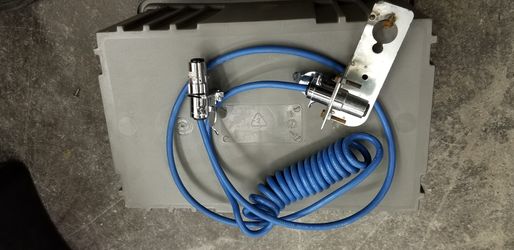 Towing cable for car behind motorhome