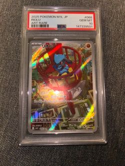 2025 JP riolu pokemon card psa 10