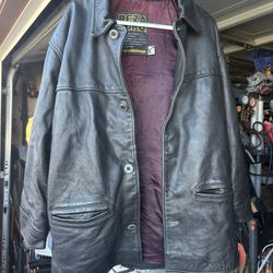 Reza Duro Men’s Leather Jacket Size XXL