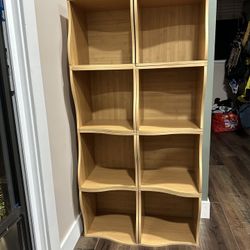 Stackable Modular Cube Bookshelf/ Bookcase/ organizer For Closet, Office, Living Room, Bedroom