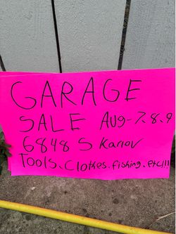 Garage sale