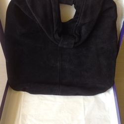 Black Suede Bag In Box