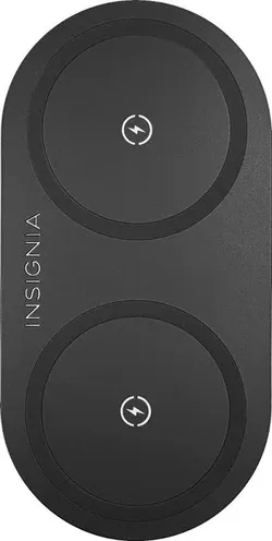 A,Insignia 20 W Qi Certified Dual Wireless Charging Pad for Android/iPhone