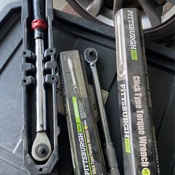 4 Torque Wrench In All Different Size One Husky 