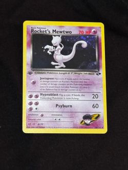 Rocket's Mewtwo Card