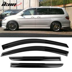 Fits 2005-2007 Honda Odyssey Smoke Window Visors Sun Rain Guard Vent Acrylic 4PCS