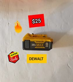 DeWalt 20V MAX 8Ah Lithium Battery