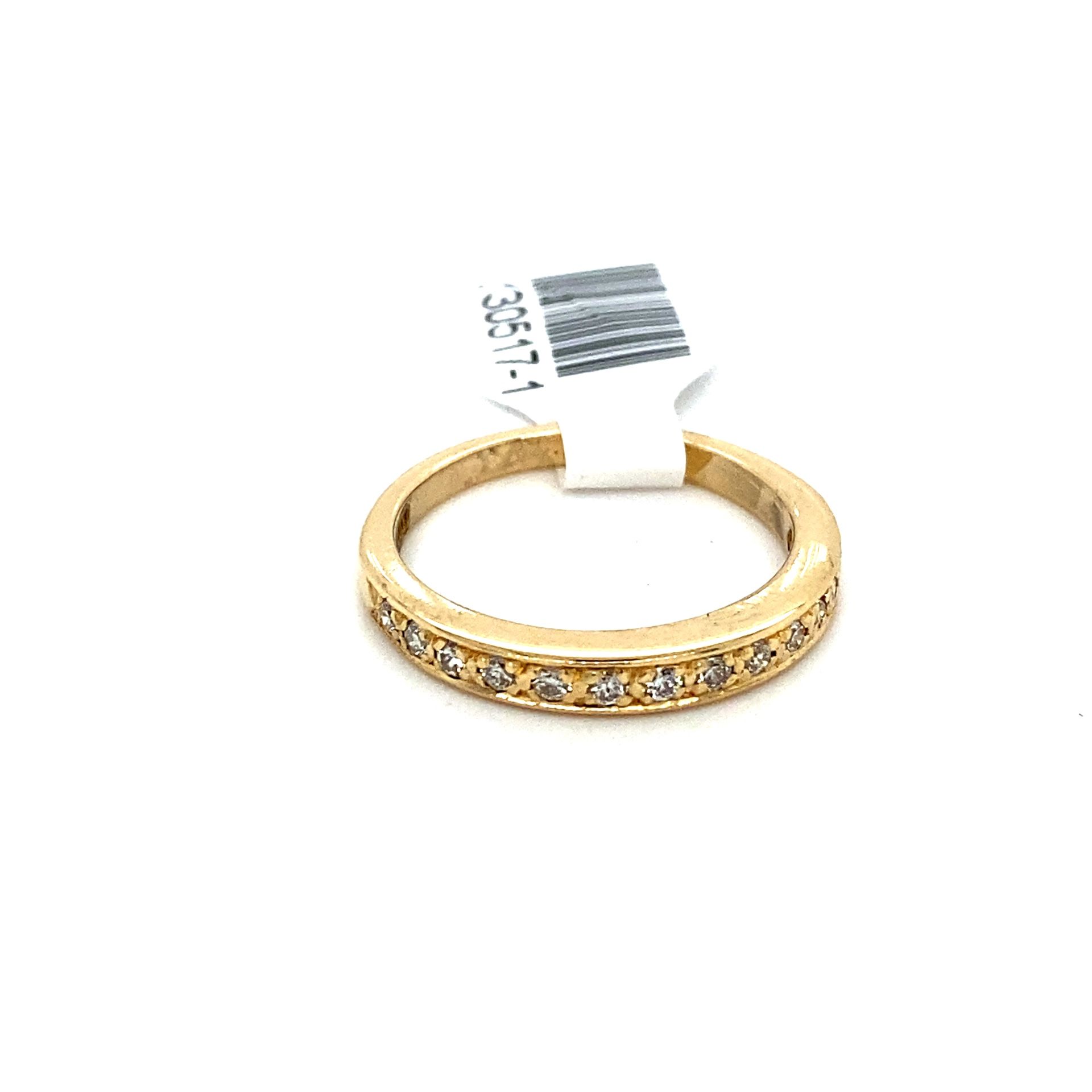 14k Diamond Band Ring 3g Size 6 1/2 130517 1