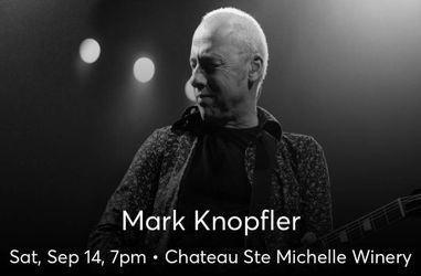 Mark Knopfler concert at Chateau Ste Michelle