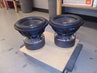 2-15" Seven audio s5500  subwoofers