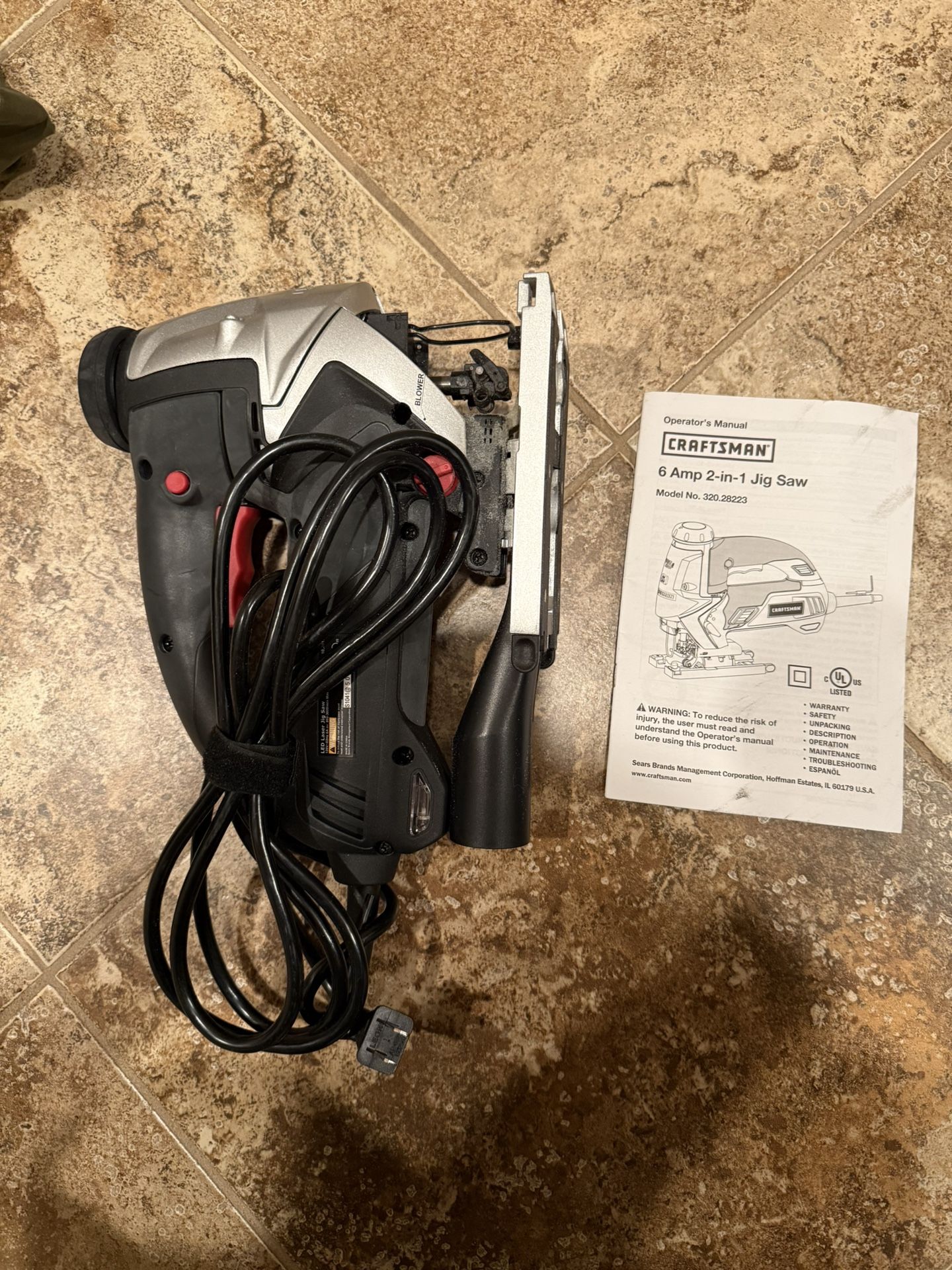 Craftsman 6 amp Corded Jigsaw