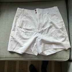 Madewell White Shorts Size 6 Brand New With Tag