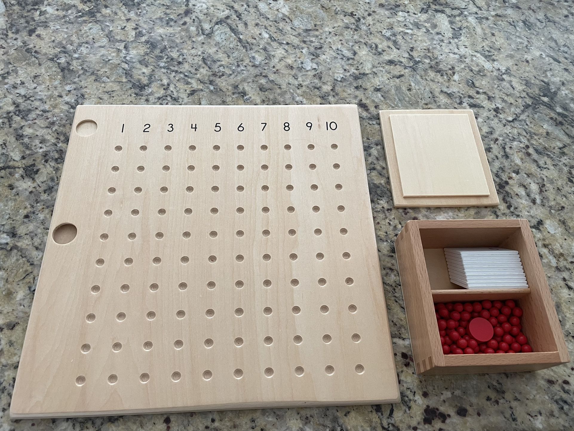 Montessori Multiplication Board Set