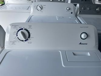 Amana washer and dryer