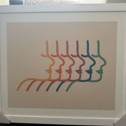 Boca Silhouette Circa 78 Design Canvas Art Framed