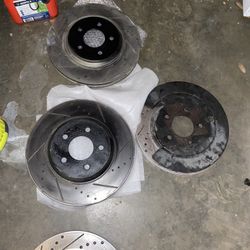2014 Mustang Drilled And Slotted Rotors