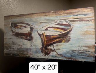Large Painting On Wood