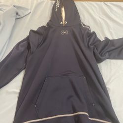 Navy blue under armor hoodie