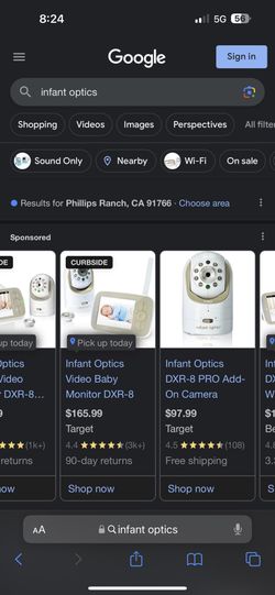 Infant Optics Baby Monitor