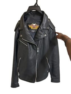 Harley Davidson Black GenuineLeather Riders Jacket M