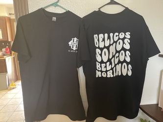 Junior H Shirt Playera Belicos Somos Belicos Morimos 