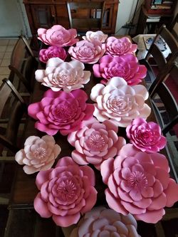 Paper flowers