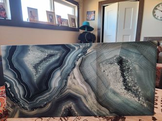 Portrait  Tile Waves Teal