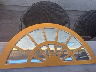 Yellow mirror - perfect for house decor