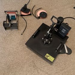 12 Inch Heat Press Plus Attachments