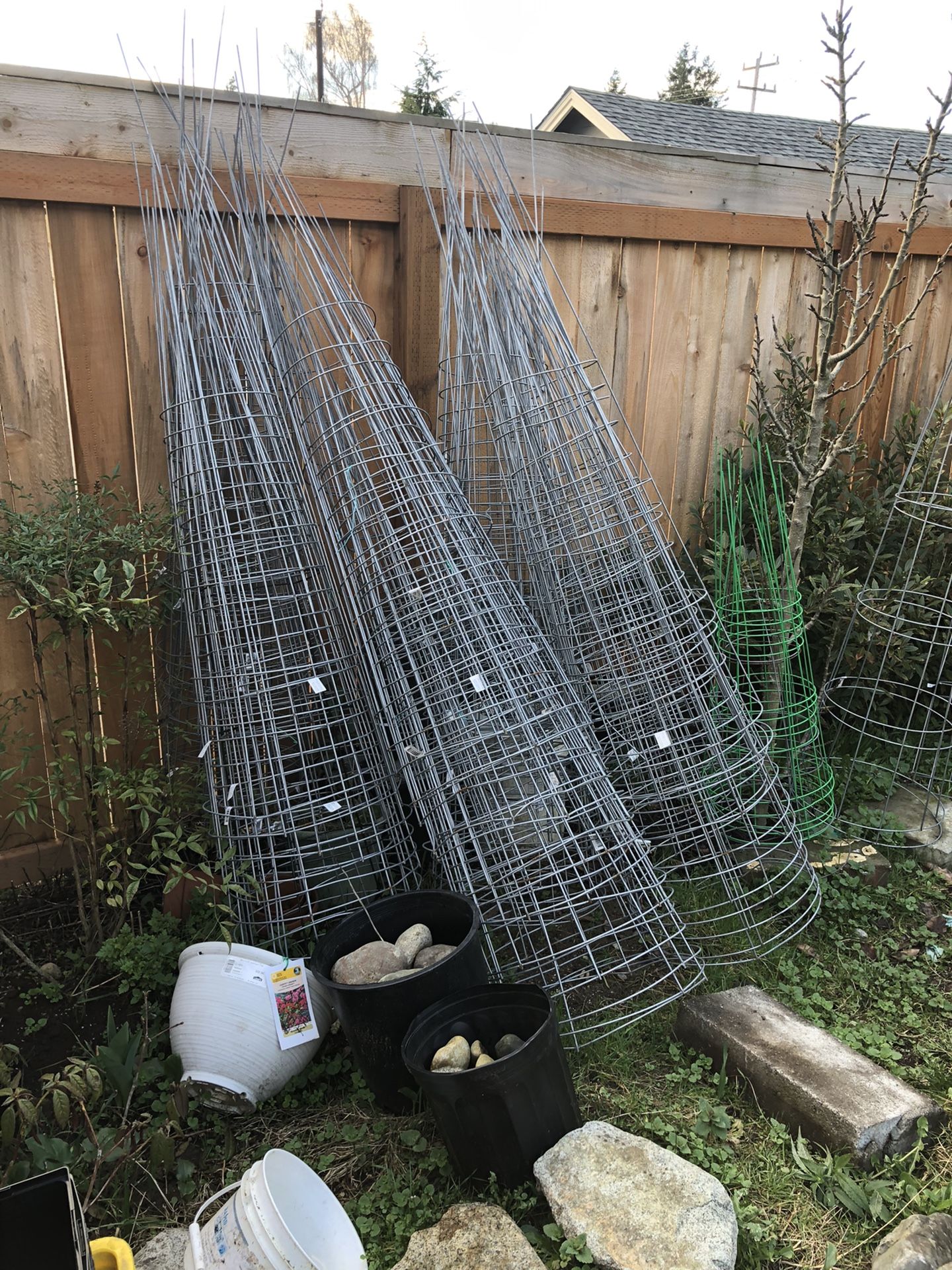 Galvanized Tomato Cages 54” for Sale in Seattle, WA OfferUp