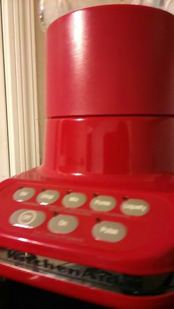 Still Availablevailable/Kitchen Aid Blender/Red