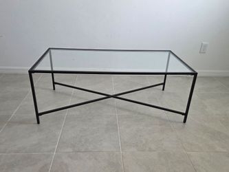 Like new black coffee table