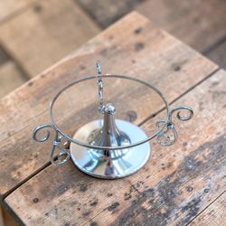 PARTYLITE  White Radiance 3-Wick Hilder Base.