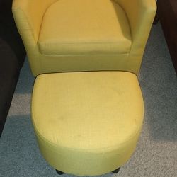 Chair and ottoman