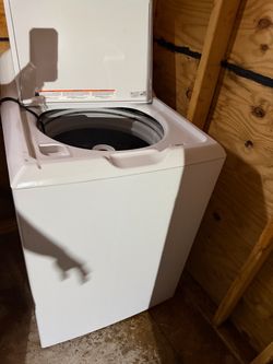 White Top-Load Washing Machine