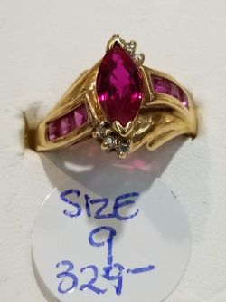 Semi precious stone ring
