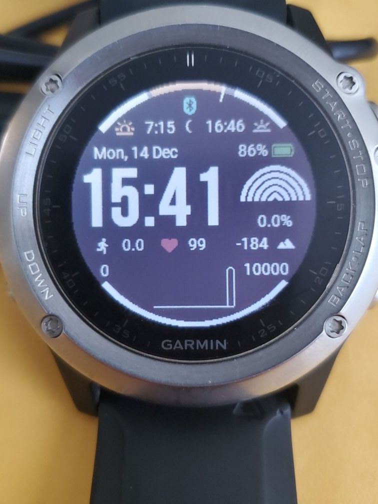 51mm Garmin FENIX 3 HR Smart Watch 20 Day Battery