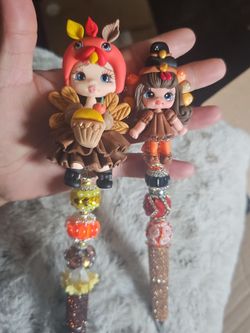 Handmade Thanksgiving Decorative Beaded Pens