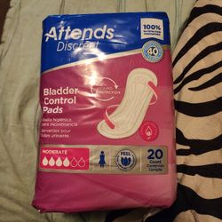 Attends Discreet Bladder Control Pads 