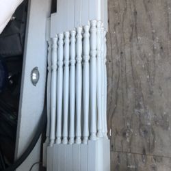 White Interior Railing Baulisters