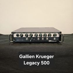 Gallien Krueger Legacy 500 Bass Amp