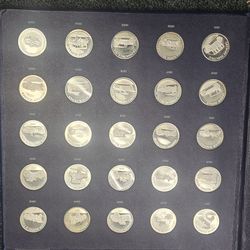 Collection of antique car, coins, silver proof set