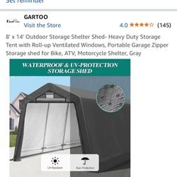 Storage Shed. 