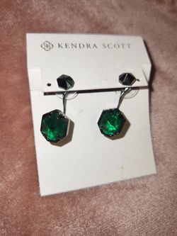 Kendra Scott Earrings Green